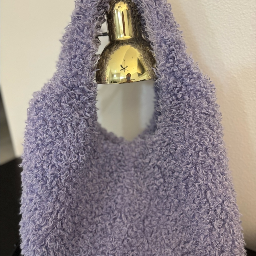 a new day Purple Textured Shoulder Bag